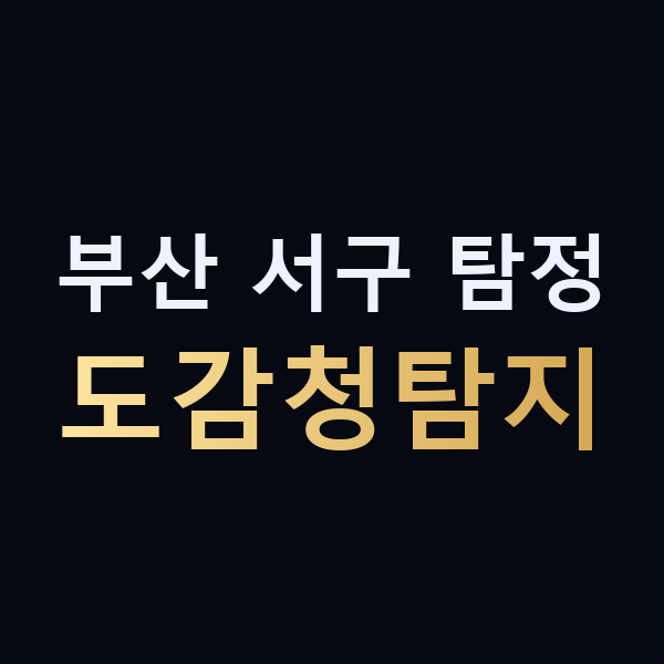 부산 서구 탐정 도감청탐지 맥가이버