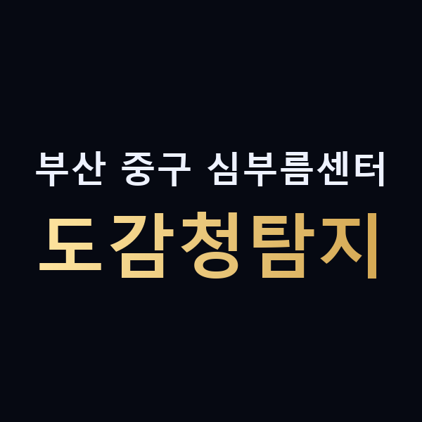 부산 중구 심부름센터 도감청탐지 맥가이버