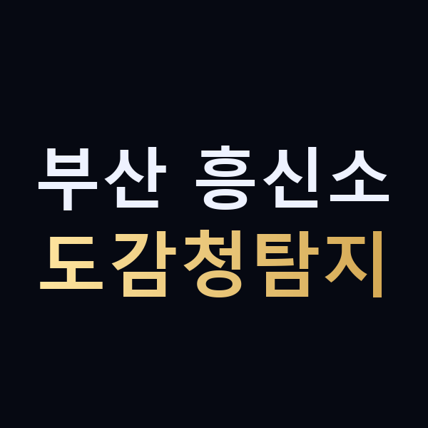 부산 흥신소 도감청탐지 맥가이버