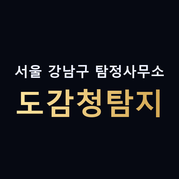 서울 강남구 탐정사무소 도감청탐지 맥가이버
