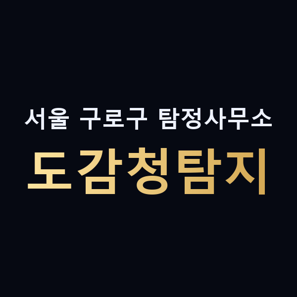 서울 구로구 탐정사무소 도감청탐지 맥가이버