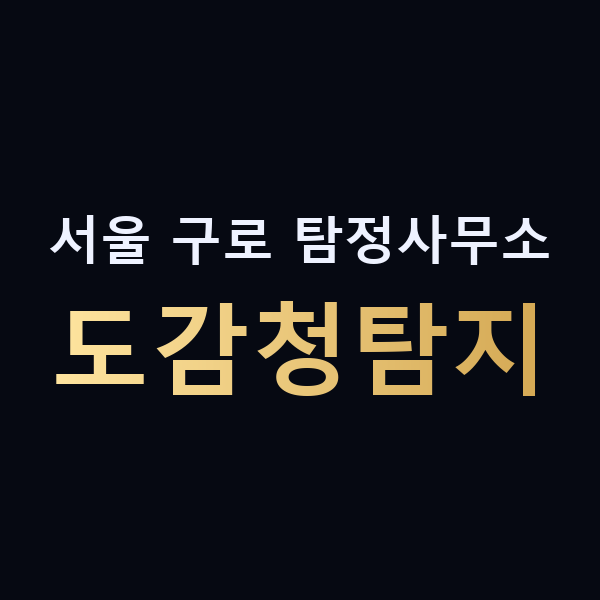 서울 구로 탐정사무소 도감청탐지 맥가이버