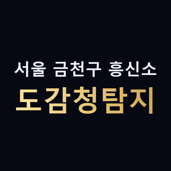 서울 금천구 흥신소 도감청탐지 맥가이버