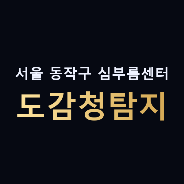 서울 동작구 심부름센터 도감청탐지 맥가이버