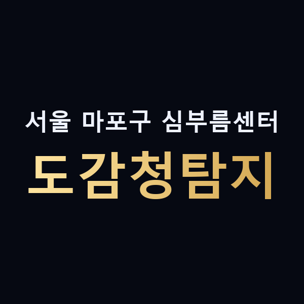 서울 마포구 심부름센터 도감청탐지 맥가이버