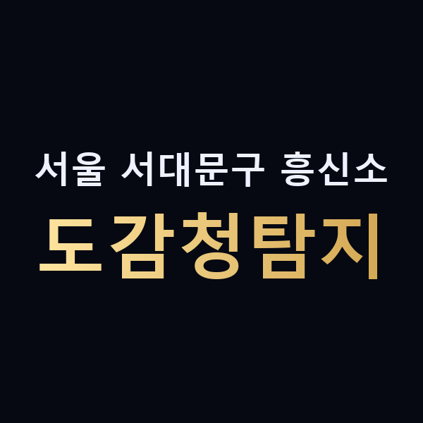 서울 서대문구 흥신소 도감청탐지 맥가이버