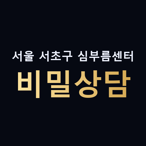 서울 서초구 심부름센터 비밀상담 맥가이버