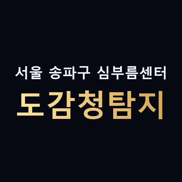 서울 송파구 심부름센터 도감청탐지 맥가이버