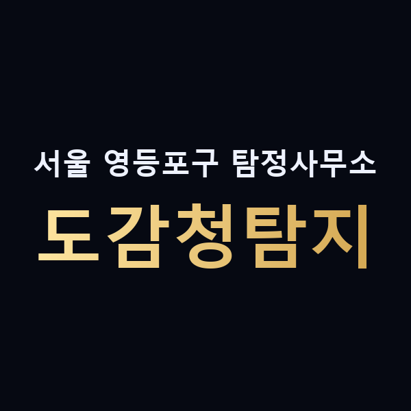 서울 영등포구 탐정사무소 도감청탐지 맥가이버