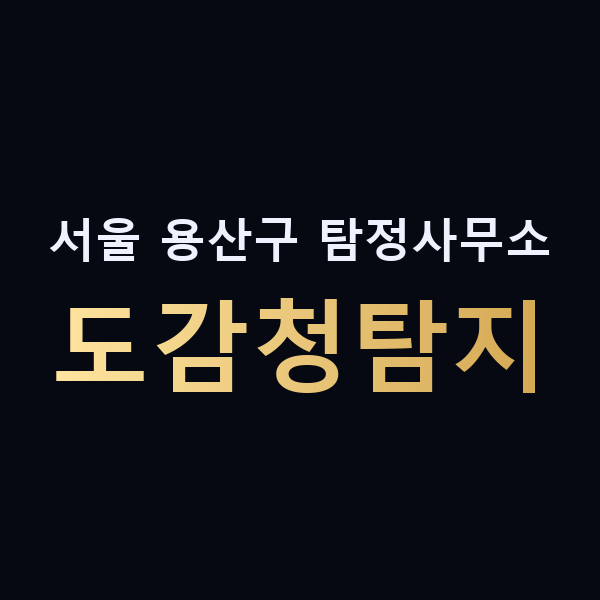 서울 용산구 탐정사무소 도감청탐지 맥가이버