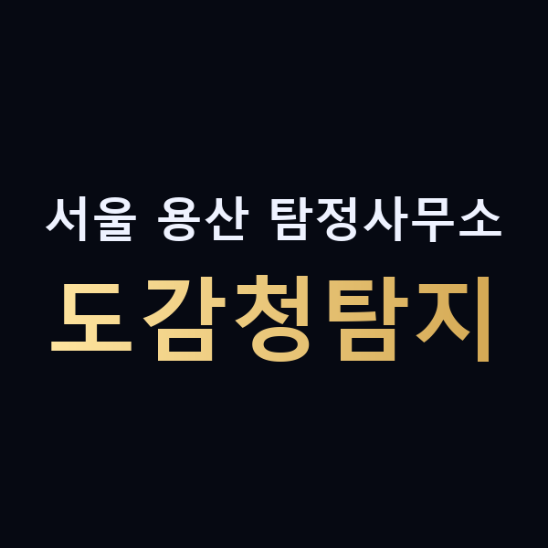 서울 용산 탐정사무소 도감청탐지 맥가이버