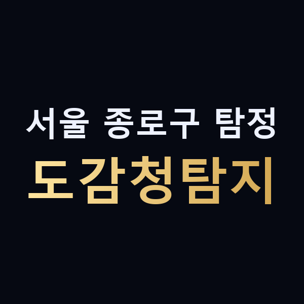 서울 종로구 탐정 도감청탐지 맥가이버