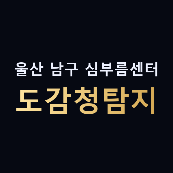 울산 남구 심부름센터 도감청탐지 맥가이버
