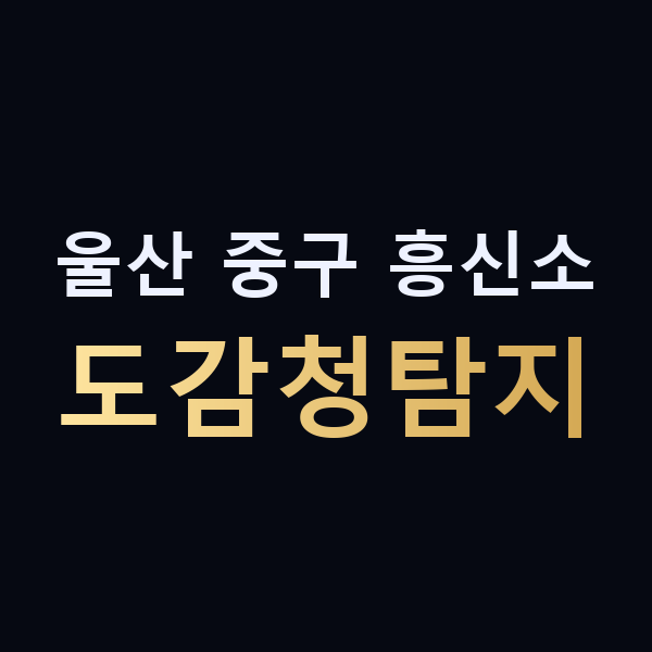 울산 중구 흥신소 도감청탐지 맥가이버