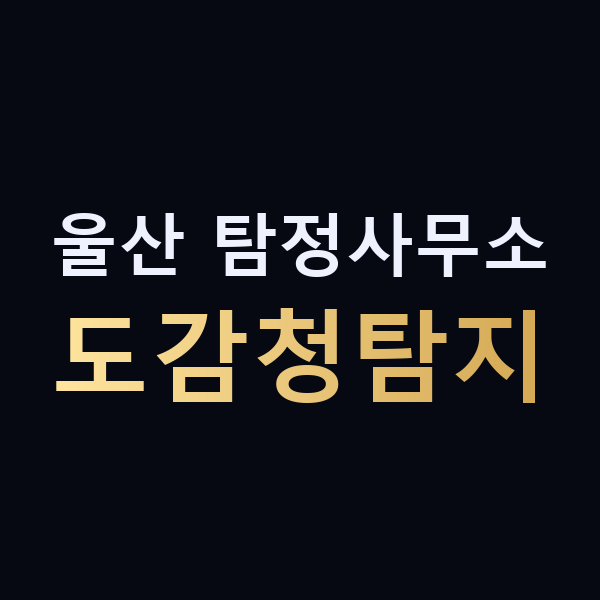 울산 탐정사무소 도감청탐지 맥가이버