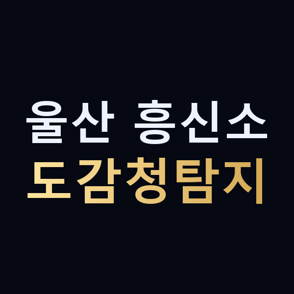 울산 흥신소 도감청탐지 맥가이버