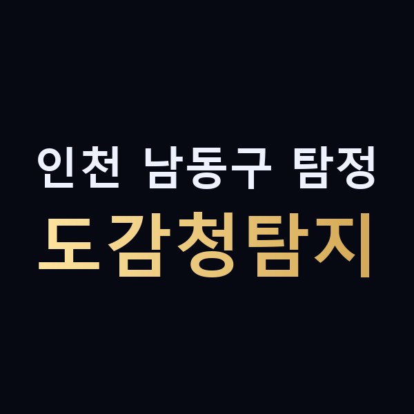 인천 남동구 탐정 도감청탐지 맥가이버