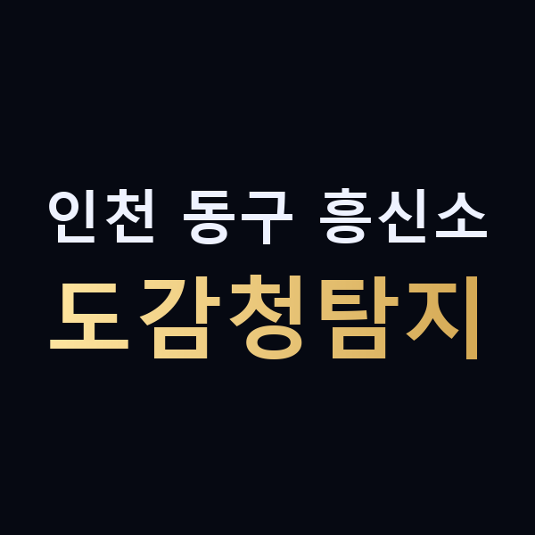 인천 동구 흥신소 도감청탐지 맥가이버