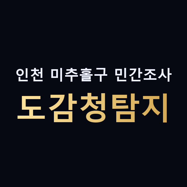 인천 미추홀구 민간조사 도감청탐지 맥가이버