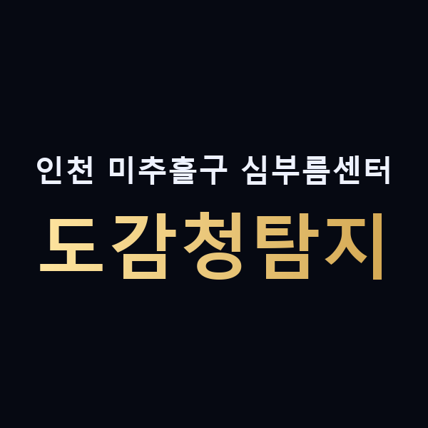 인천 미추홀구 심부름센터 도감청탐지 맥가이버