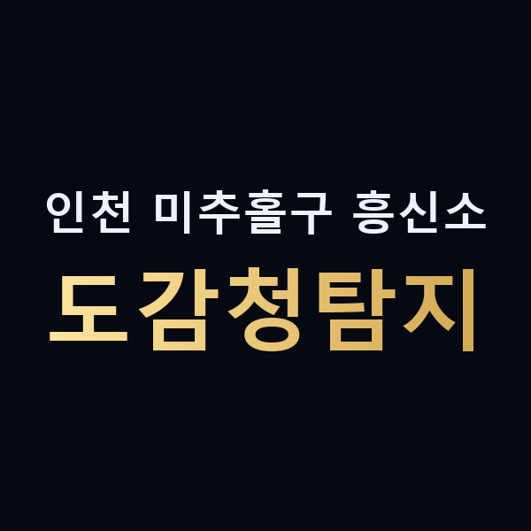 인천 미추홀구 흥신소 도감청탐지 맥가이버