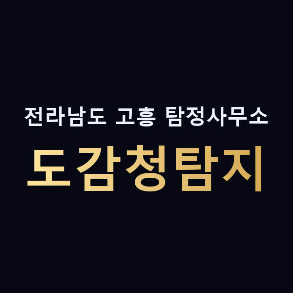 전라남도 고흥 탐정사무소 도감청탐지 맥가이버