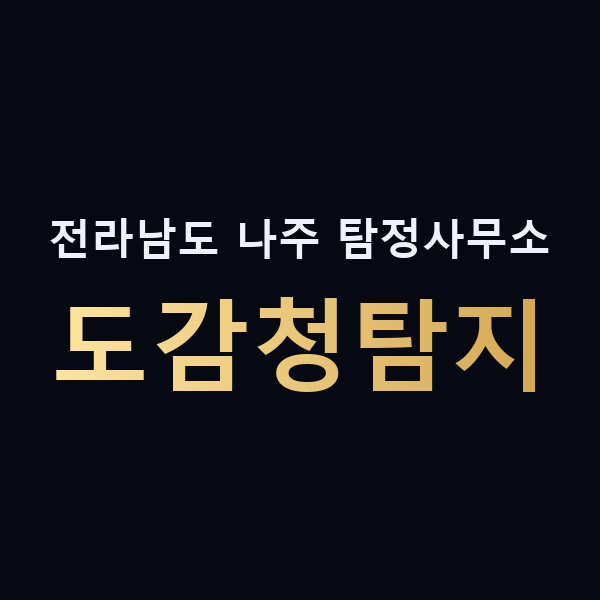 전라남도 나주 탐정사무소 도감청탐지 맥가이버