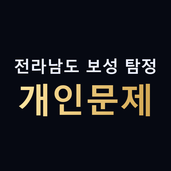 전라남도 보성 탐정 개인문제 맥가이버