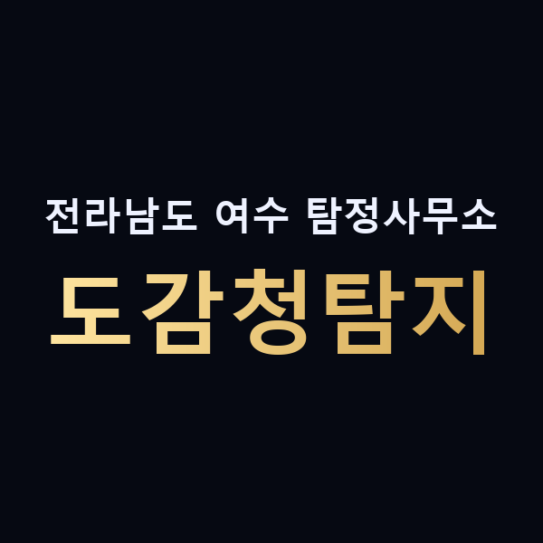 전라남도 여수 탐정사무소 도감청탐지 맥가이버