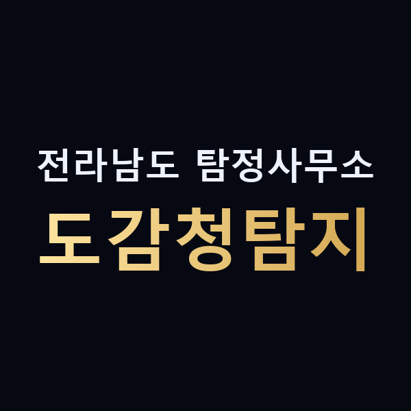 전라남도 탐정사무소 도감청탐지 맥가이버