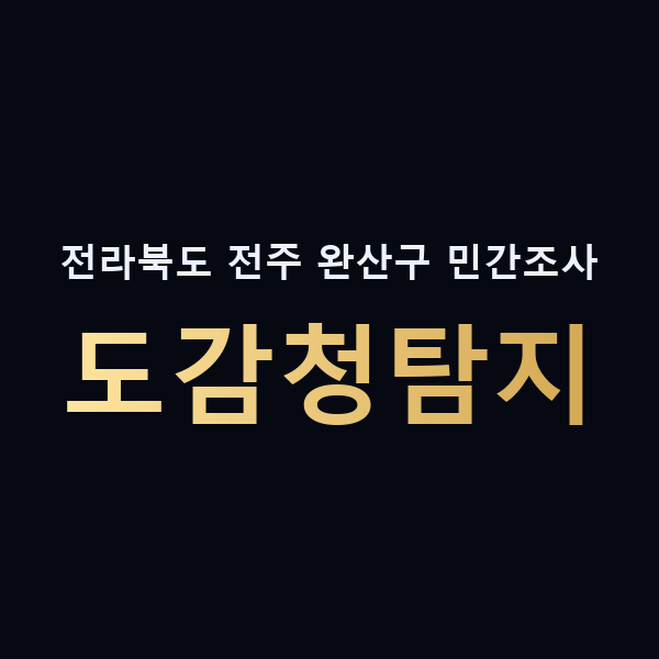 전라북도 전주 완산구 민간조사 도감청탐지 맥가이버