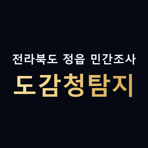 전라북도 정읍 민간조사 도감청탐지 맥가이버