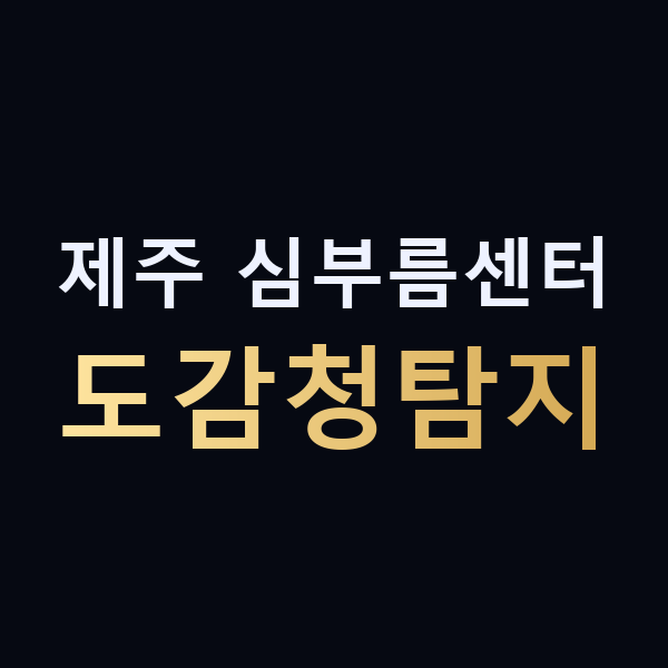 제주 심부름센터 도감청탐지 맥가이버