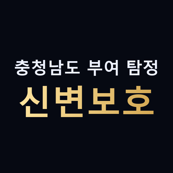 충청남도 부여 탐정 신변보호 맥가이버