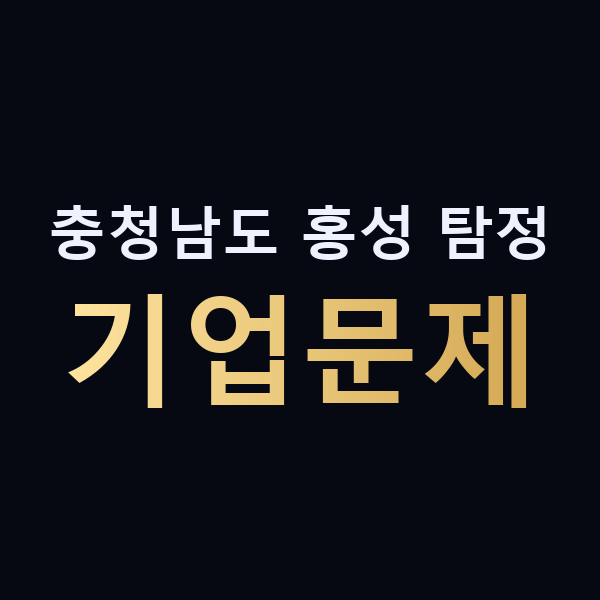 충청남도 홍성 탐정 기업문제 맥가이버