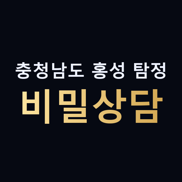 충청남도 홍성 탐정 비밀상담 맥가이버