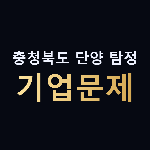 충청북도 단양 탐정 기업문제 맥가이버