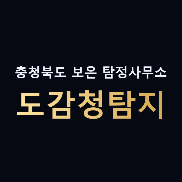충청북도 보은 탐정사무소 도감청탐지 맥가이버