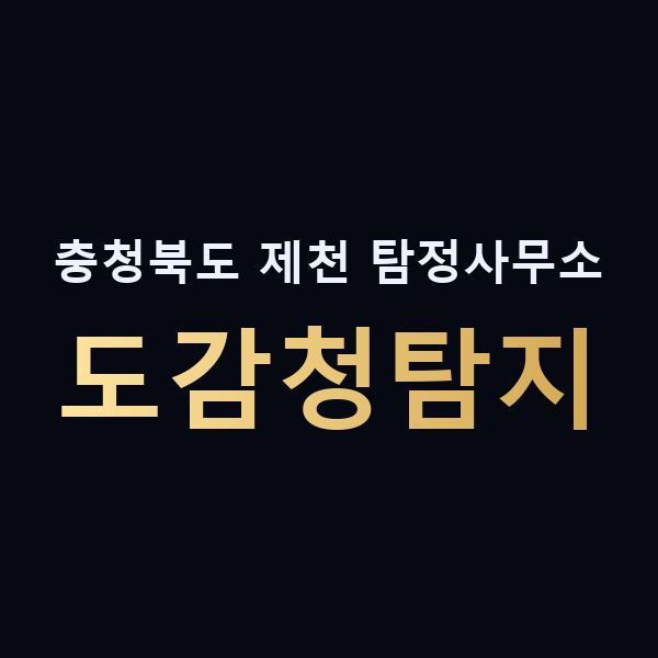 충청북도 제천 탐정사무소 도감청탐지 맥가이버