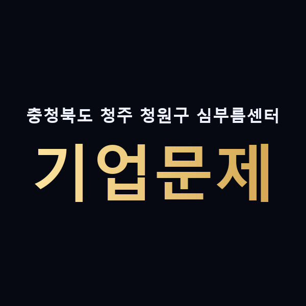 충청북도 청주 청원구 심부름센터 기업문제 맥가이버