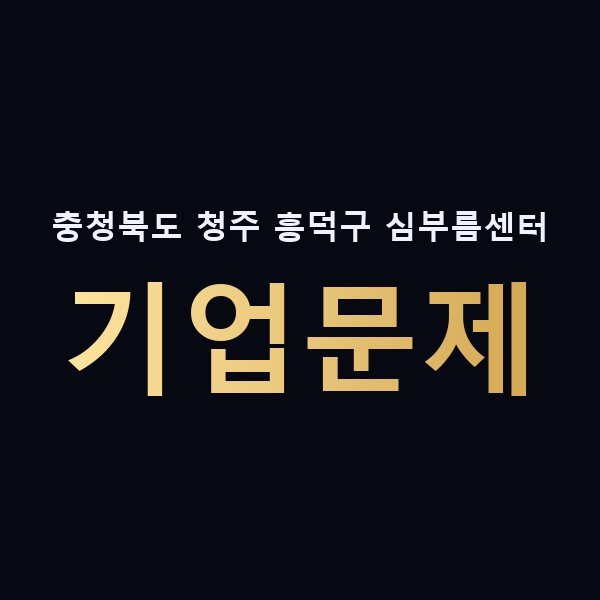 충청북도 청주 흥덕구 심부름센터 기업문제 맥가이버