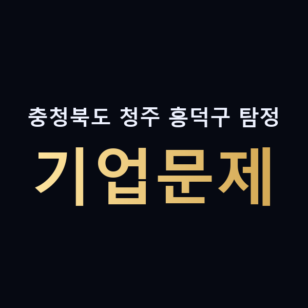 충청북도 청주 흥덕구 탐정 기업문제 맥가이버